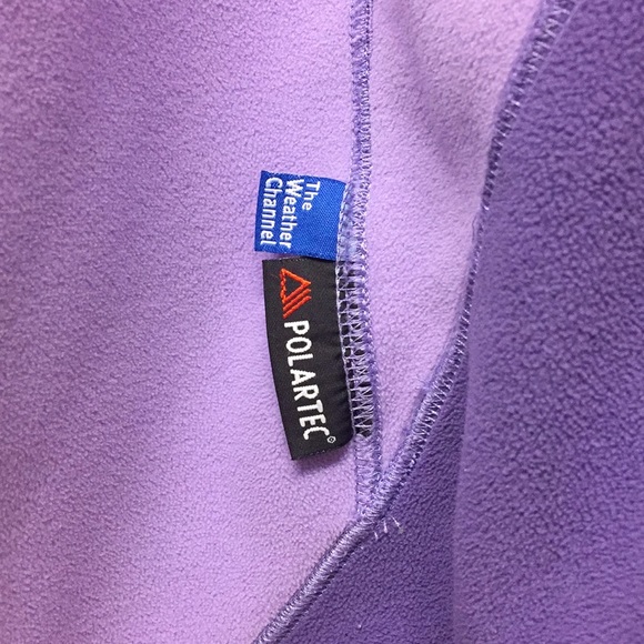 PRICE DROP!! LL Bean purple Polartec fleece size S - Picture 3 of 8